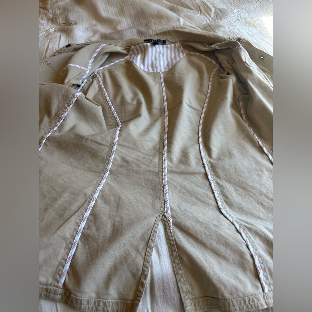 Peruvian Connection Tan Utility Jacket - Picture 11 of 12